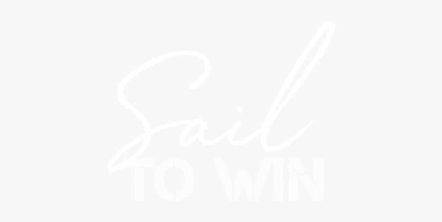 Sail To Win - Jhu Logo White, HD Png Download