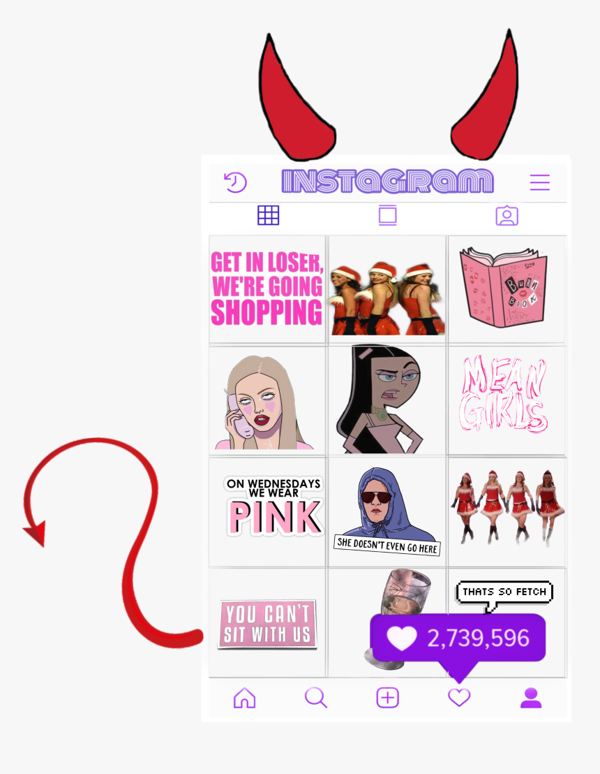 #freetoedit #meangirls, HD Png Download