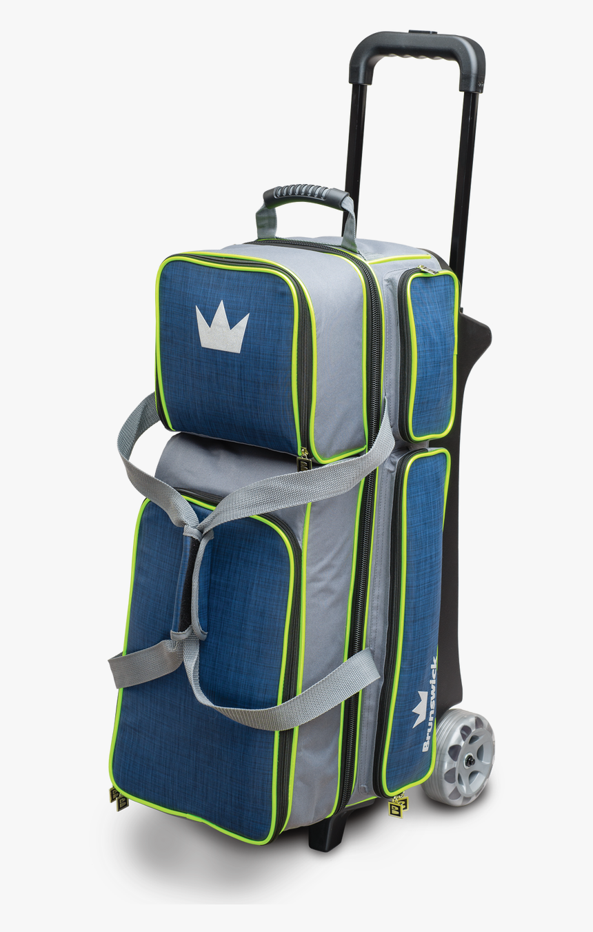 Brunswick Crown Deluxe Triple Roller Bowling Bag, HD Png Download