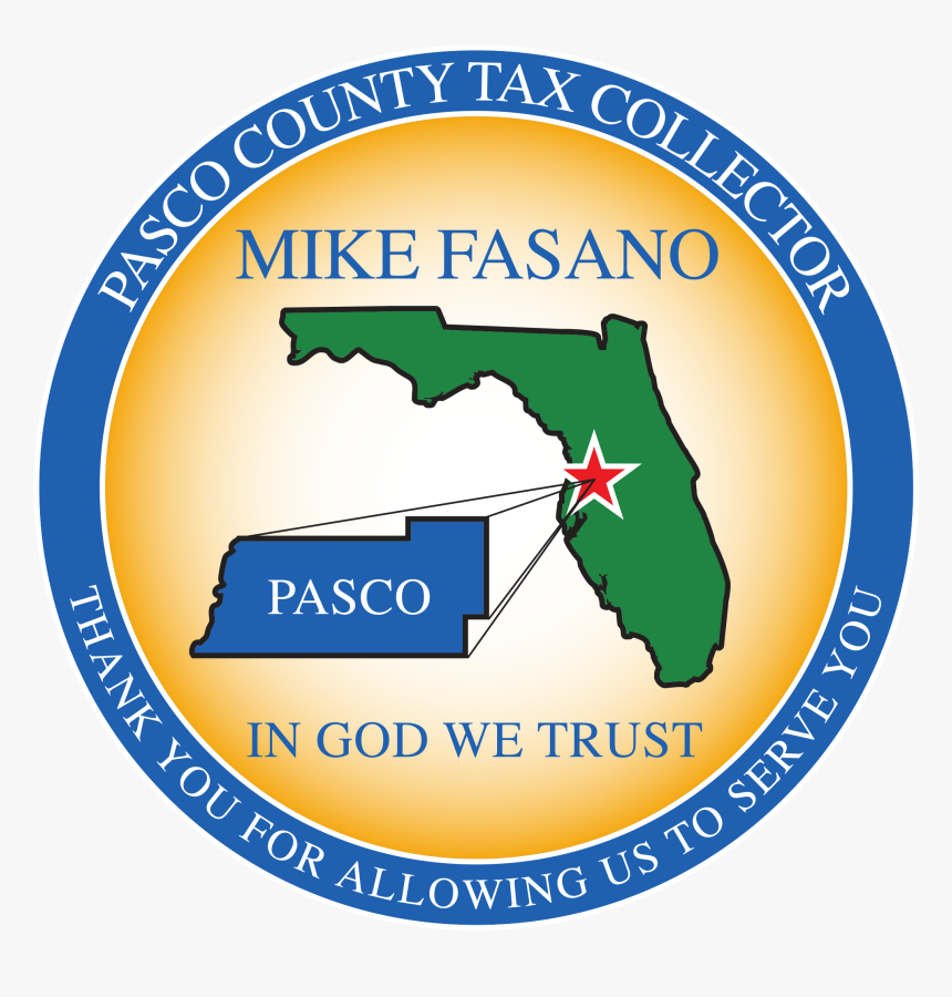 Mike Fasano Pasco County Tax Collector - Pasco County Tax Collector Logo, HD Png Download