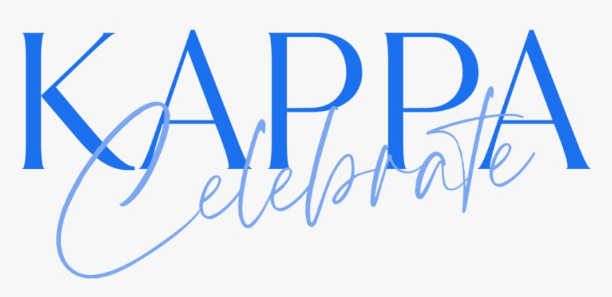 Celebrate Kappa A14 Celebrate Kappa Copy - Calligraphy, HD Png Download