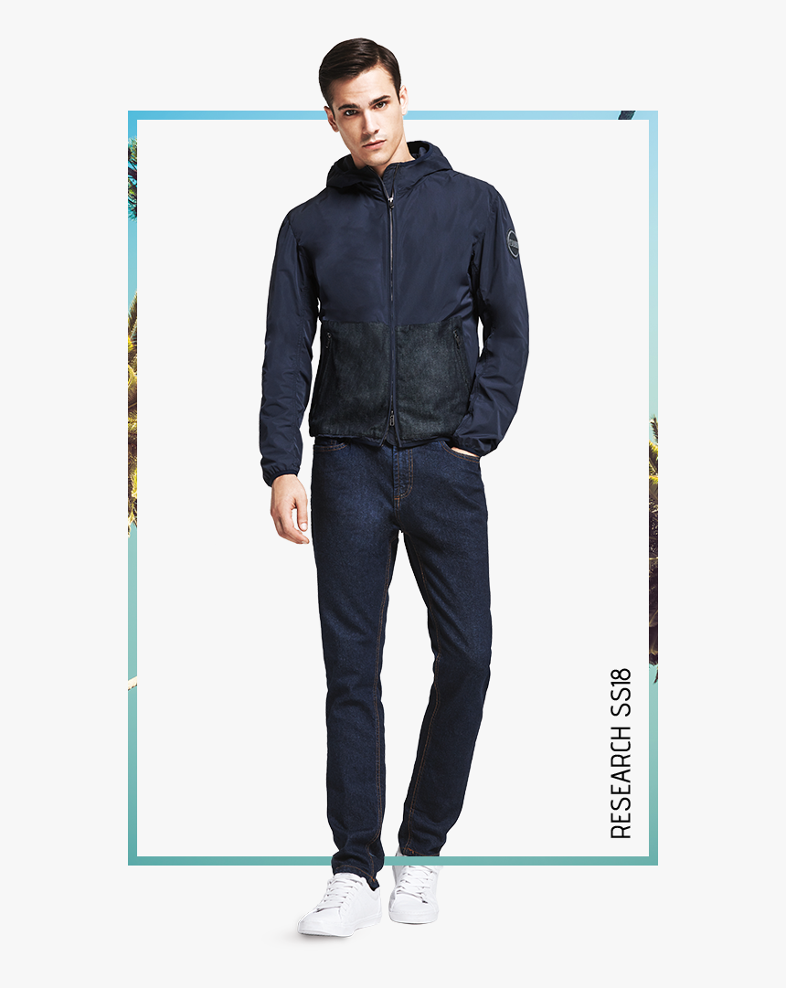 From A Leading Fashion Model To A Symbol Of Anti-fashion - Leather Jacket, HD Png Download