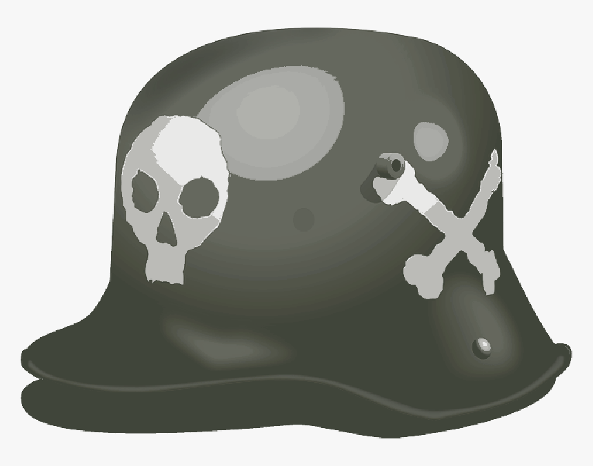 Hardhat, German, Helmet, World War 2, Ww2, Wwii, Nazi - Ww1 German Helmet Png, Transparent Png