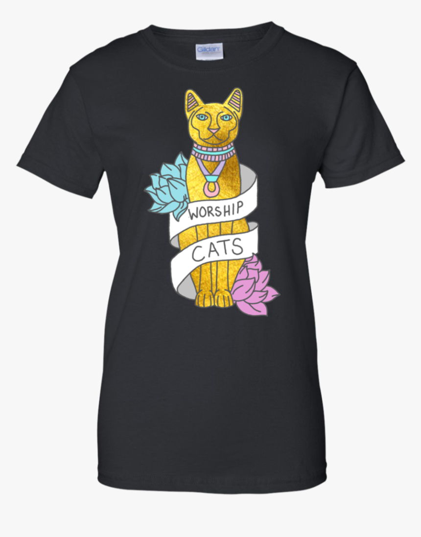 Cats Egypt Pyramid Gold Kitten Pets Tabby Tumblr Gold - T-shirt, HD Png Download