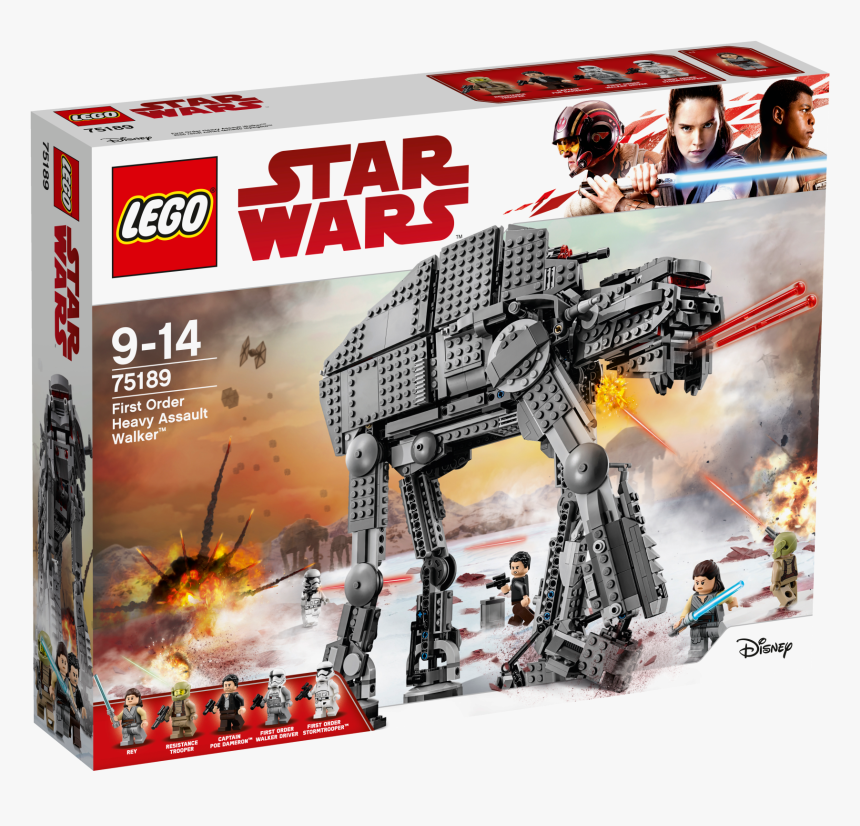Lego Star Wars 75189 First Order Heavy Assault Walker - Lego Star Wars 75189, HD Png Download