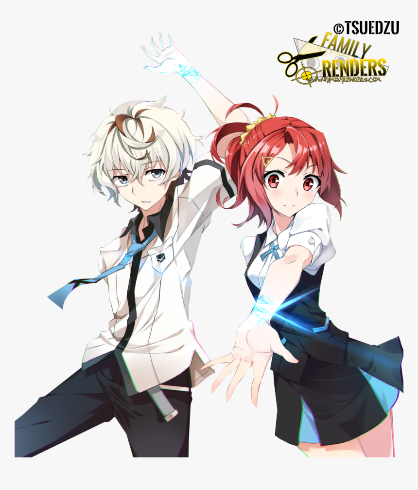 Render Agata Katsuhira X Takashiro Chidori - Agata X Noriko Kiznaiver, HD Png Download