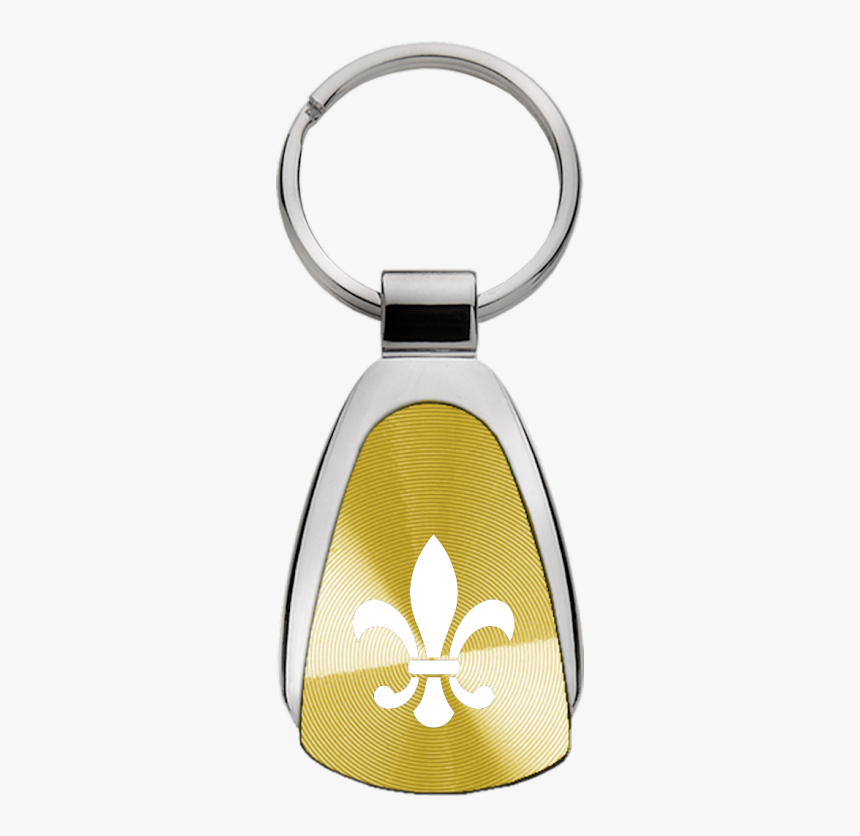 Au Tomotive Gold Fleur De Lis Gold Teardrop Key Fob - Mazda Keychain, HD Png Download