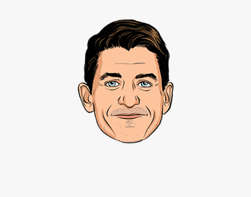 Paul Ryan Head Png - Cartoon, Transparent Png
