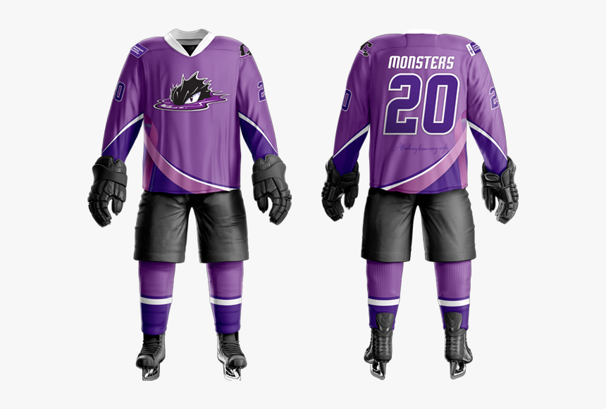 Clem Purplegame Jersey Back - Hockey Jersey, HD Png Download
