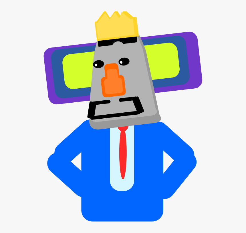 Abstract Cartoony Space King, HD Png Download