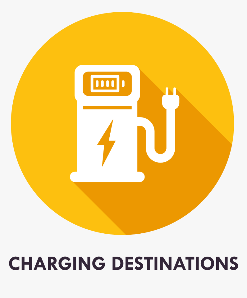 Charging Destinations - Flat Design, HD Png Download