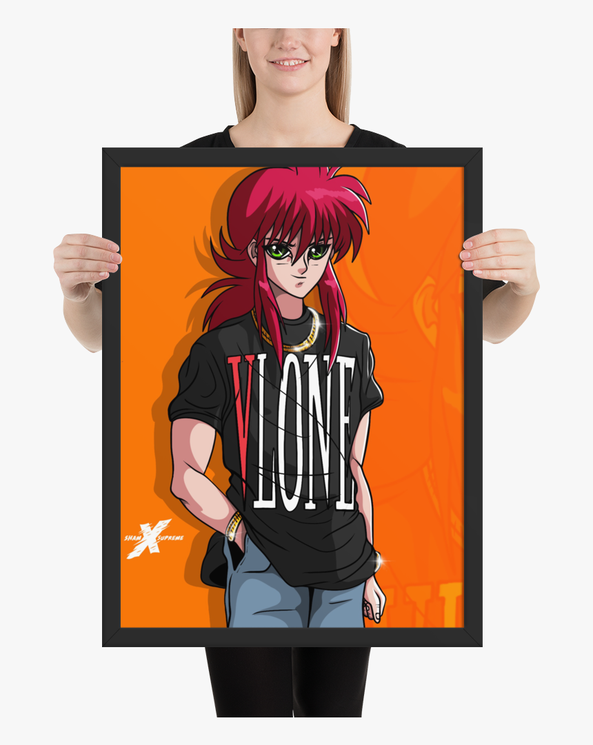 Kurama X Vlone Mockups Mockup Person Person - Scandinavian Black Grey Pink Gold, HD Png Download