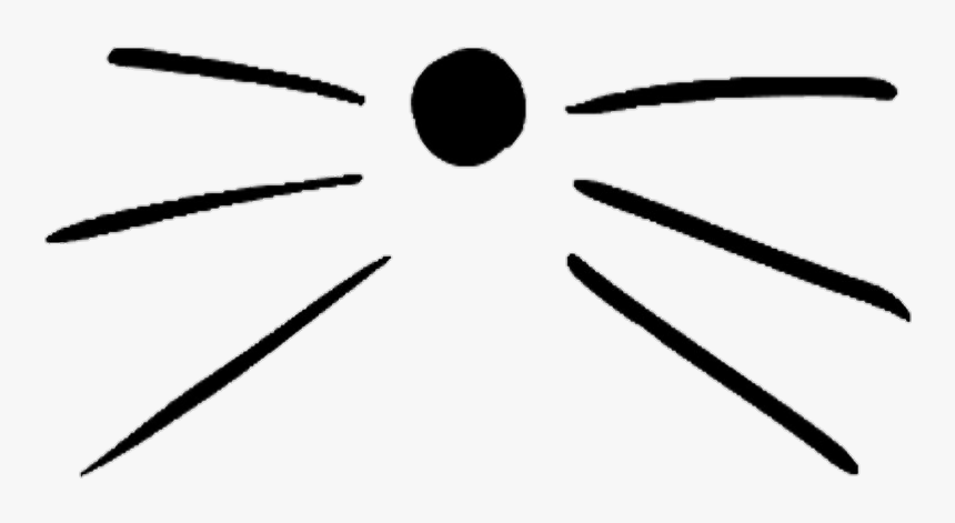 Transparent Whiskers Black, HD Png Download