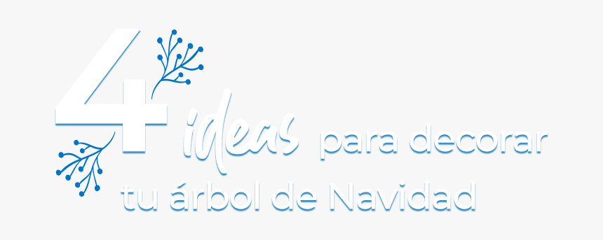 4 Ideas Para Decorar Tu Árbol De Navidad, HD Png Download