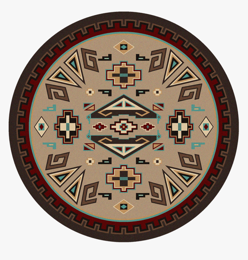 Butte Southwest 8ft Round Rug, HD Png Download