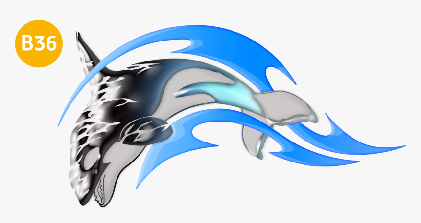 Dolphin Emoji Png, Transparent Png