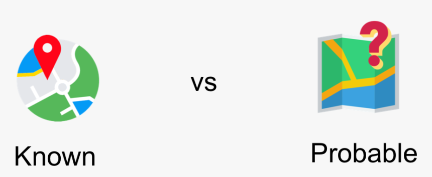 Known Vs Probable Location - Circle, HD Png Download