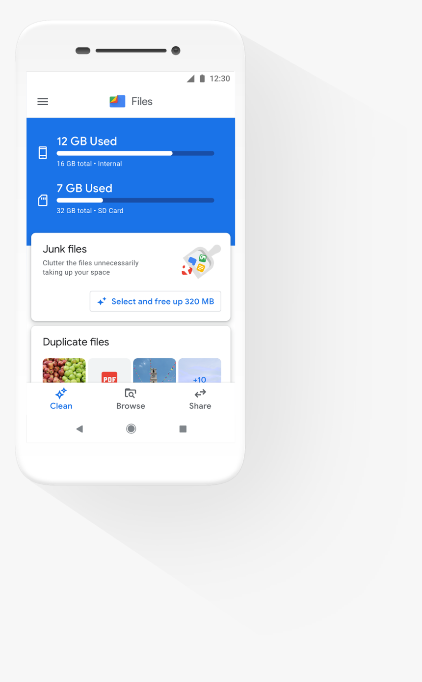 Google App Used To Clean Phone, HD Png Download