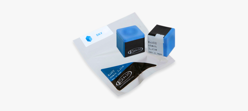 Blue Kamui Pool Snooker Billiard Cue Tip Chalk The - Paper Product, HD Png Download