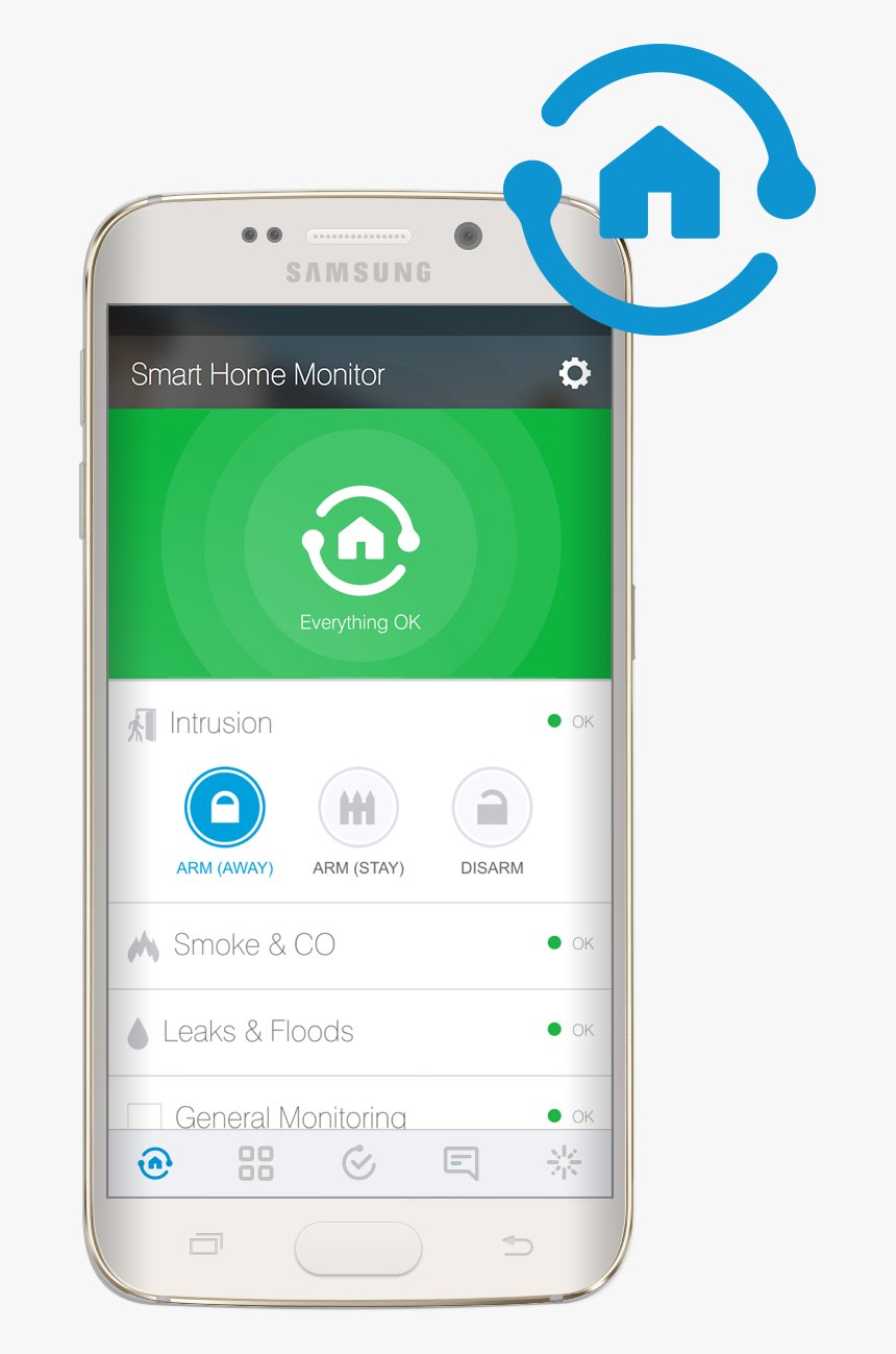 Smartthings Android App , Png Download - Smart Home Android App, Transparent Png