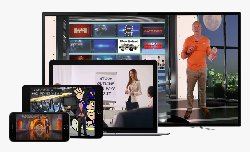 Led-backlit Lcd Display, HD Png Download