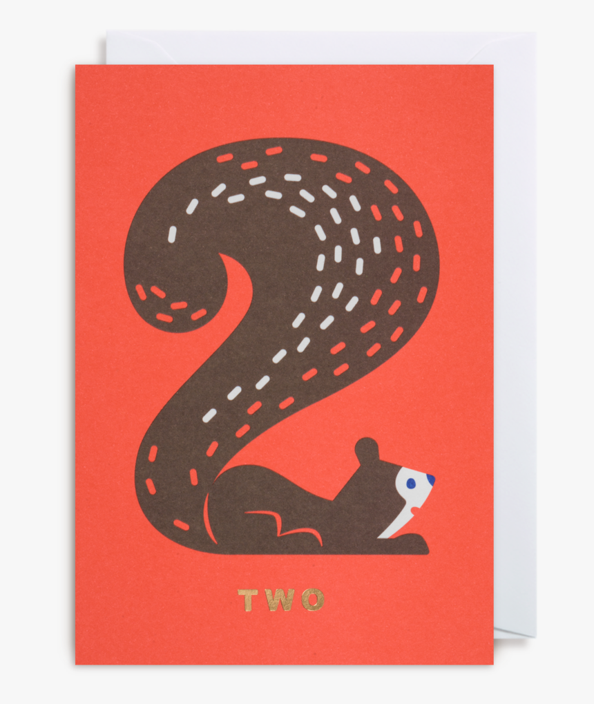 Number Two Squirrel Cozy Tomato - Illustration, HD Png Download