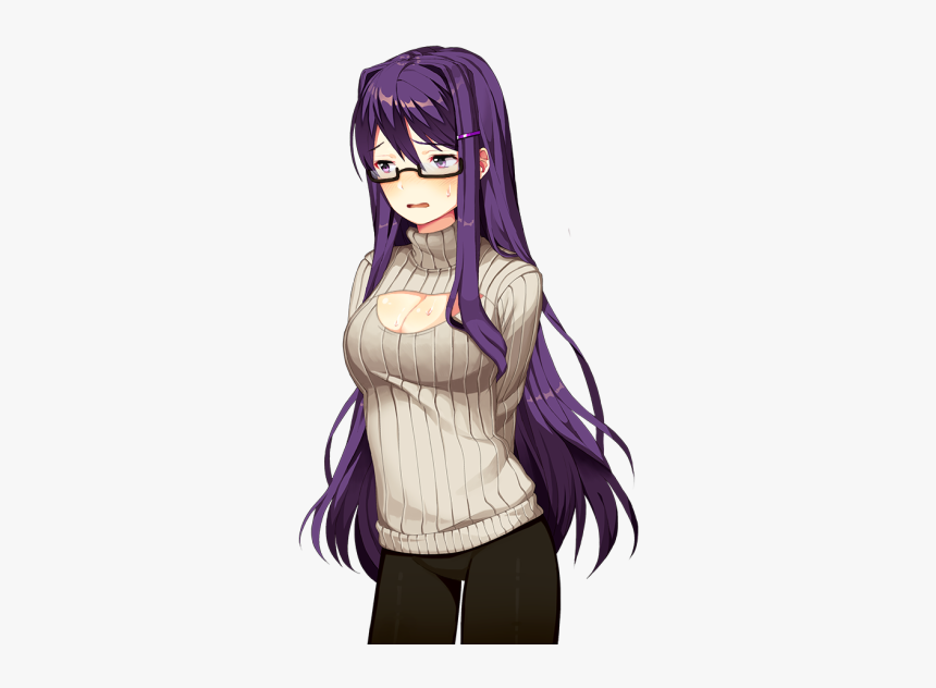 Doki Doki Literature Club Yuri Casual, HD Png Download