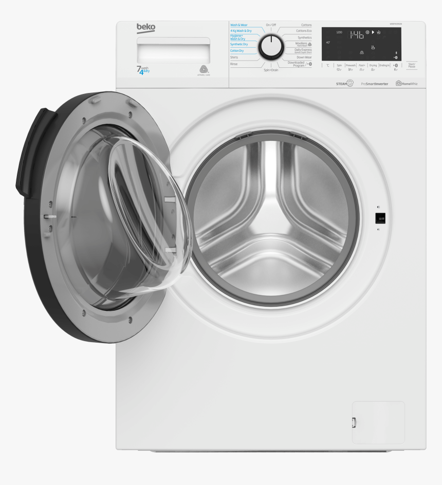 Freestanding Washer Dryer Wdb7425r2w - Beko Wtv 7522 Xcw, HD Png Download