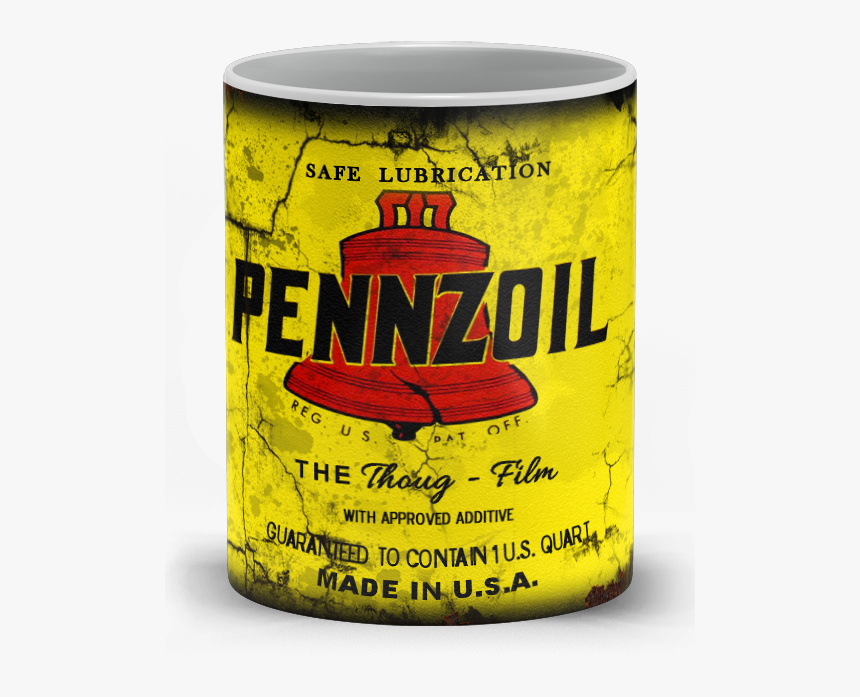 Pennzoil Motor Oil Vintage Distressed Retro Cool Mug - Spam, HD Png Download