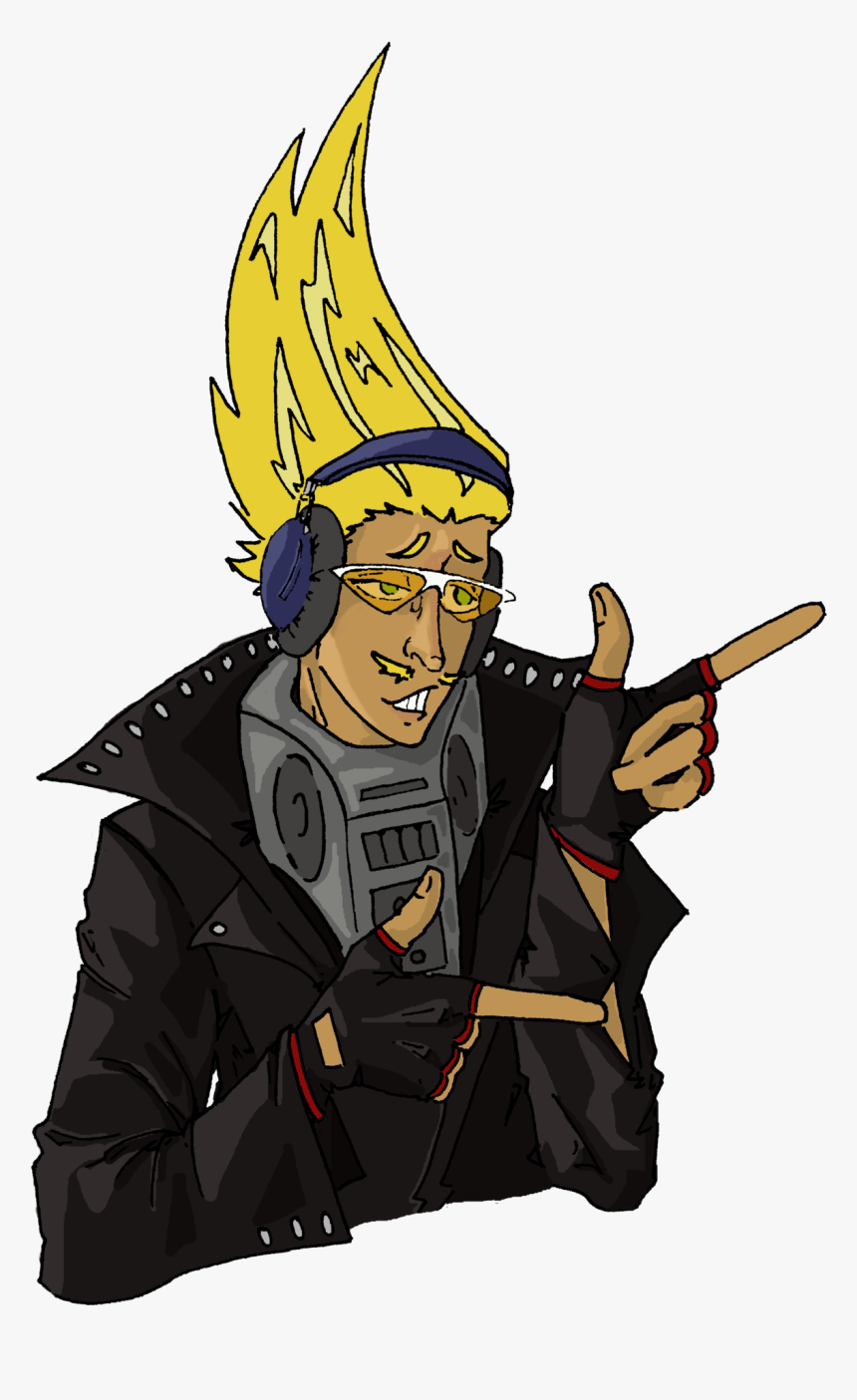 Double Finger Guns Kinda Guy - Cartoon, HD Png Download