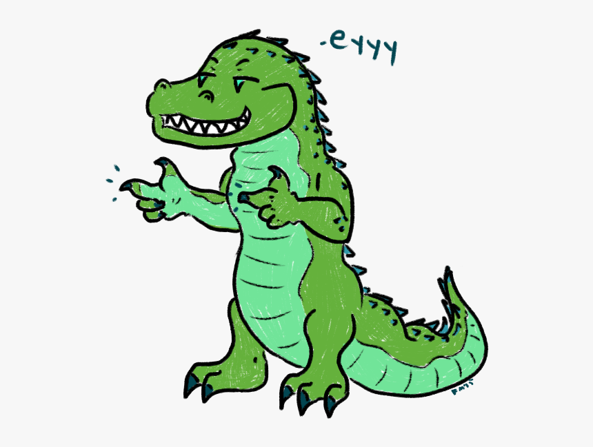 Crocodile Finger Guns, HD Png Download