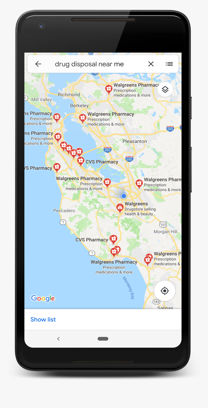 Google Maps Drug Disposal, HD Png Download