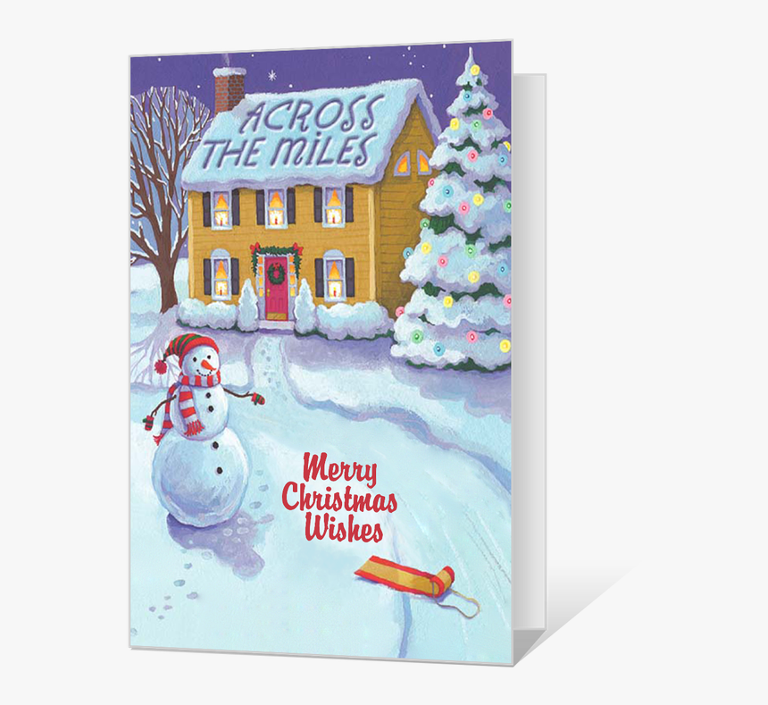 Across The Miles - Merry Christmas Across The Miles, HD Png Download