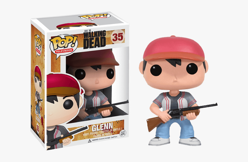 The Walking Dead - Figurine Pop The Walking Dead Glenn, HD Png Download