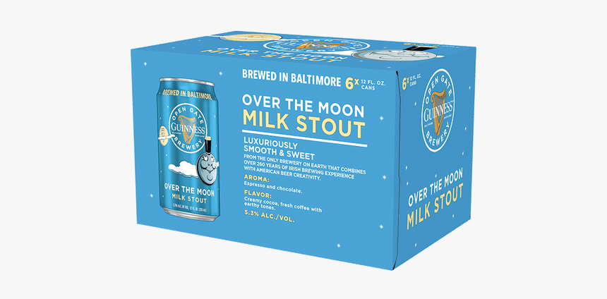 Guinness Over The Moon Milk Stout - Box, HD Png Download