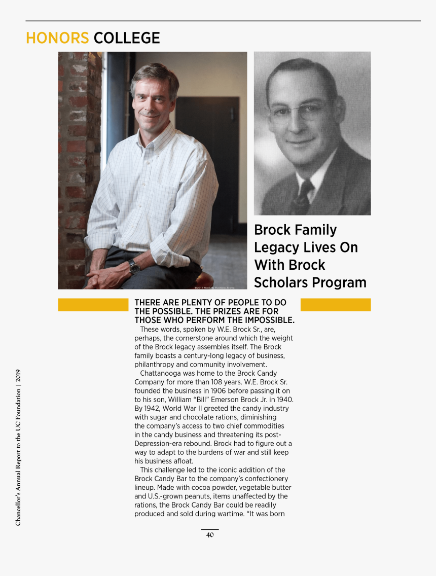 Utc Chancellor S Annual Report To Uc Foundation - Brochure, HD Png Download