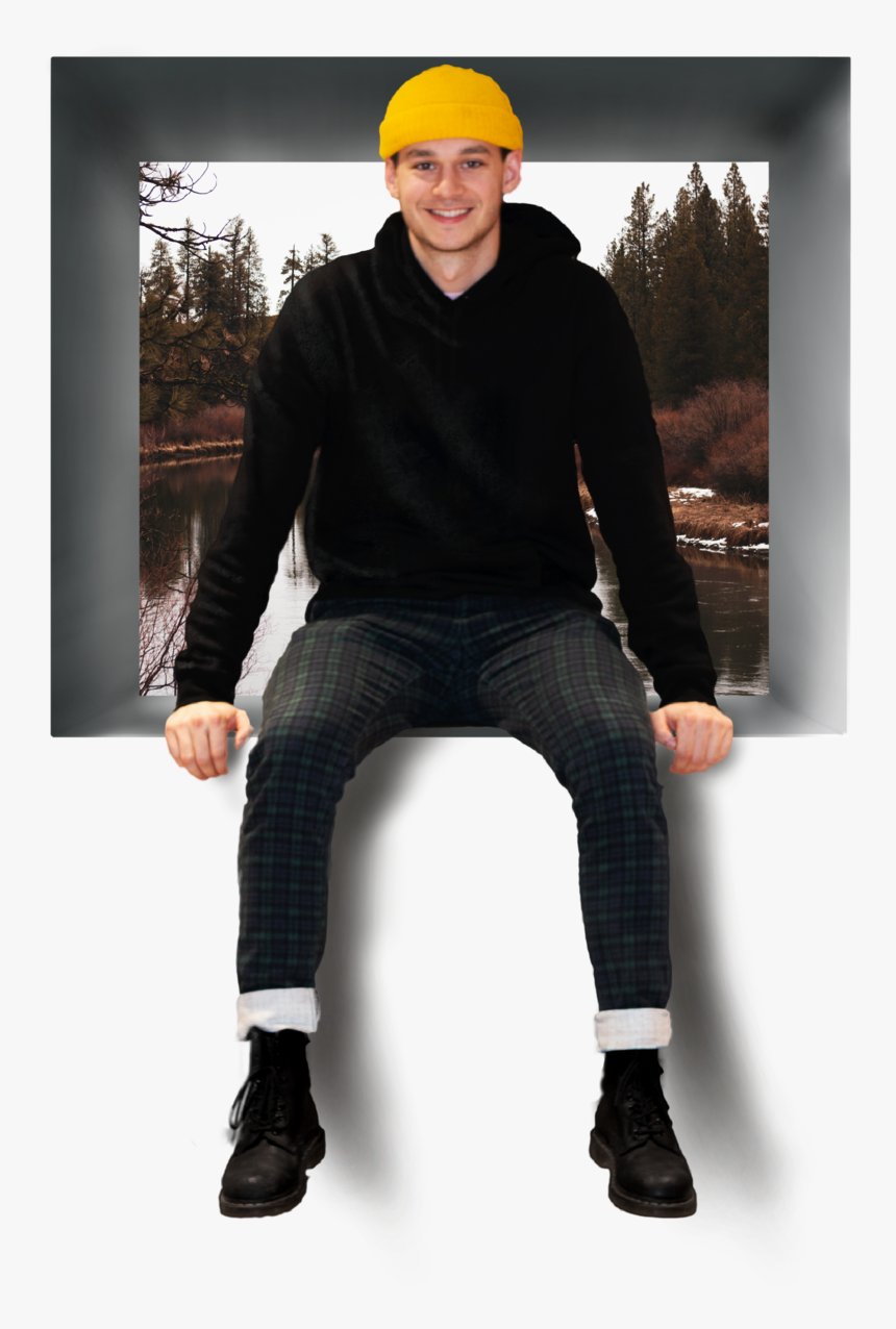 Portfoliobio - Sitting, HD Png Download
