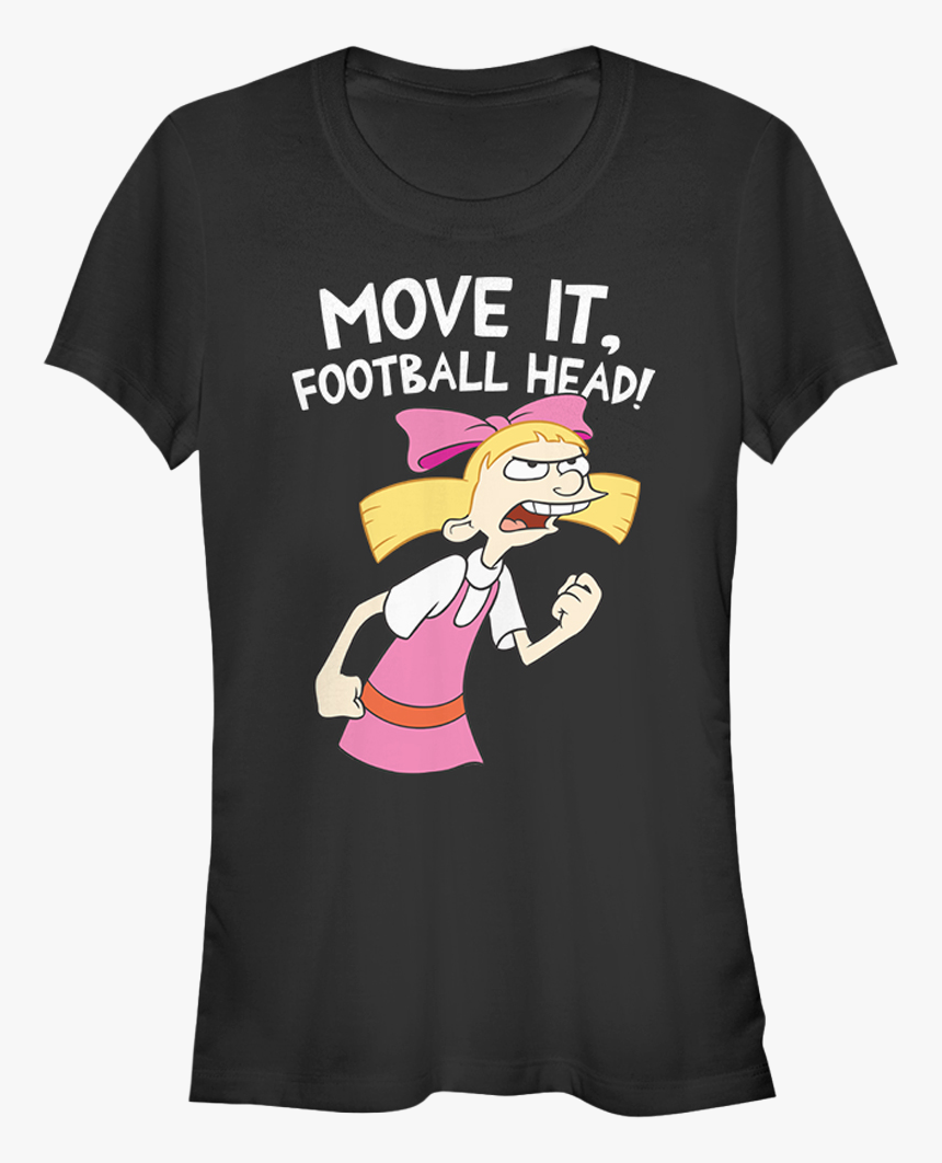 Junior Move It Football Head Hey Arnold Shirt - Helga Hey Arnold Shirt, HD Png Download