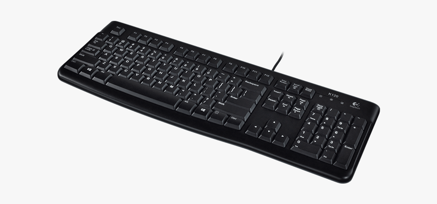 Logitech Keyboard K120 Us International English Us - Logitech Keyboard K120, HD Png Download