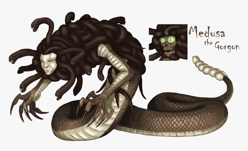Medusa Monster, HD Png Download