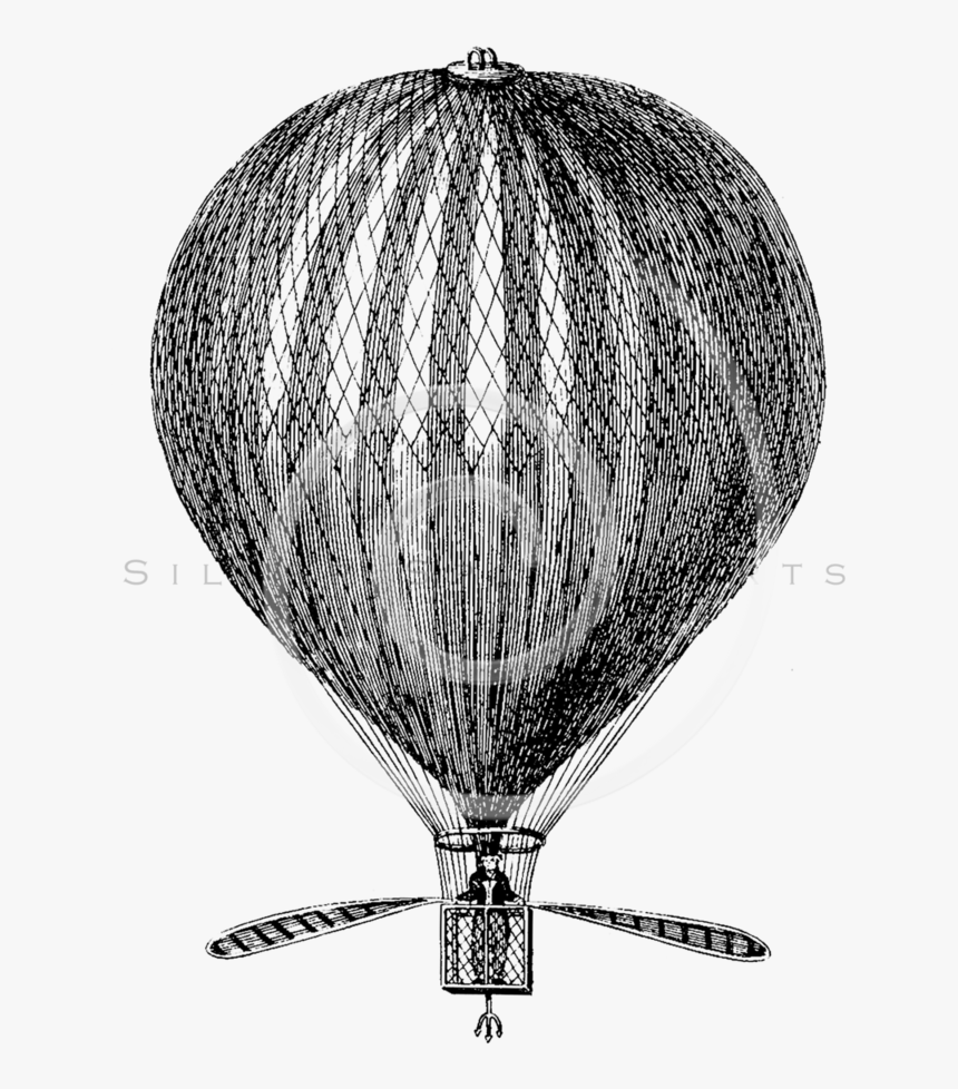 1800s Hot Air Balloon, HD Png Download