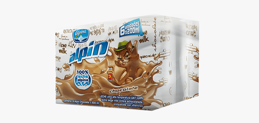 Leche Achocolatada Alpina, HD Png Download