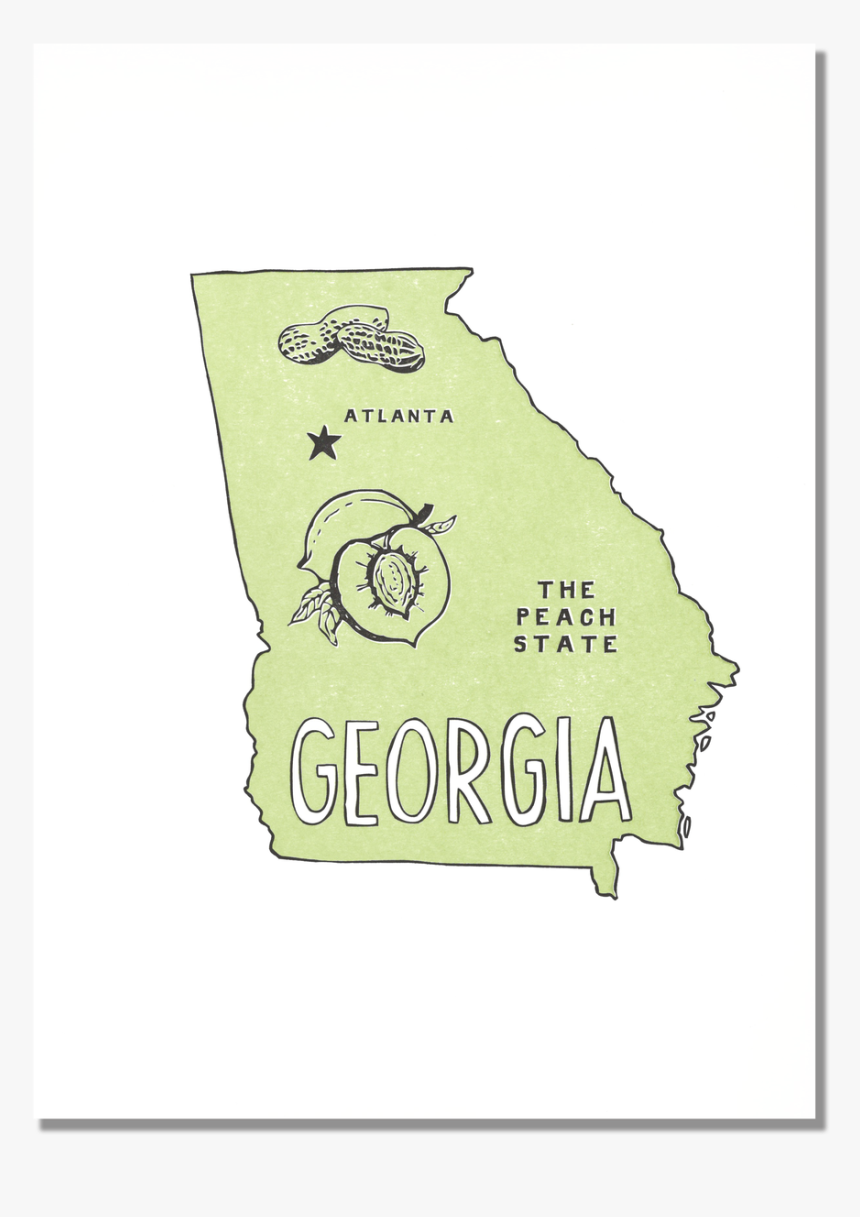 Georgia State Print - Parallel, HD Png Download