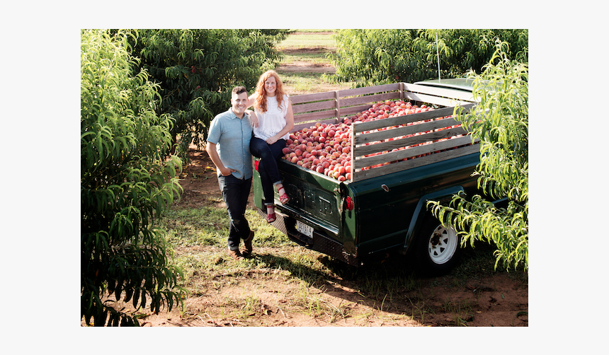 Peach Truck, HD Png Download