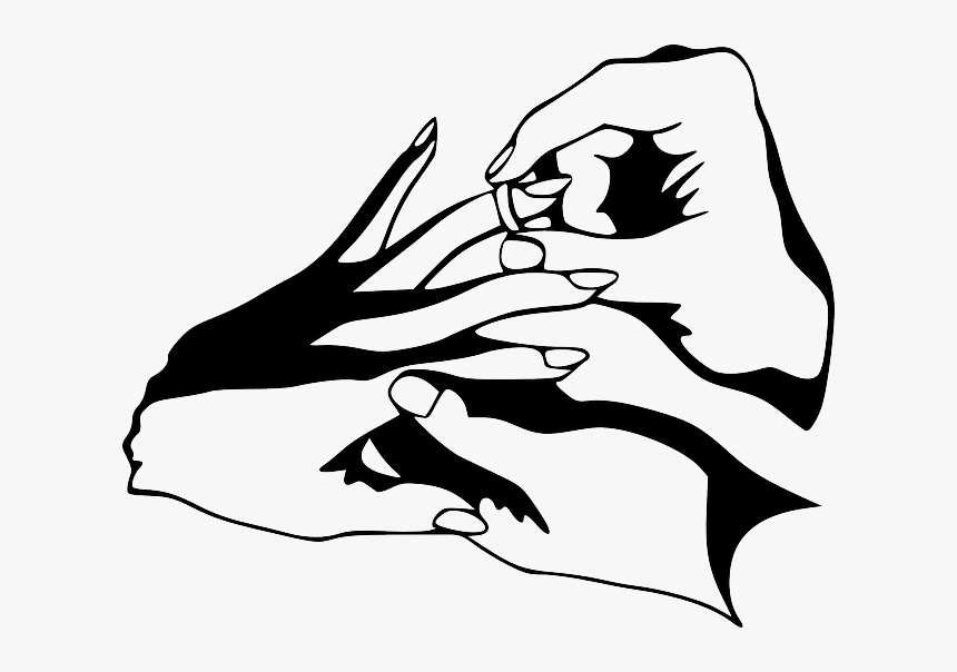 Wedding Ring Clipart - Engagement Rings Clipart Png, Transparent Png