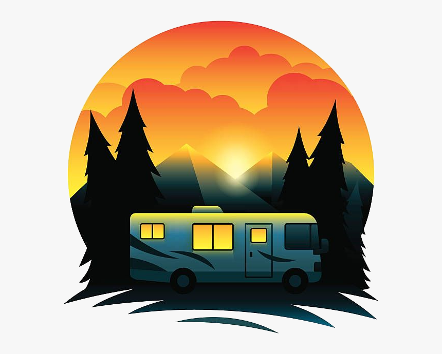 Fred And Trina S Honeymoon - Rv Clip Art, HD Png Download