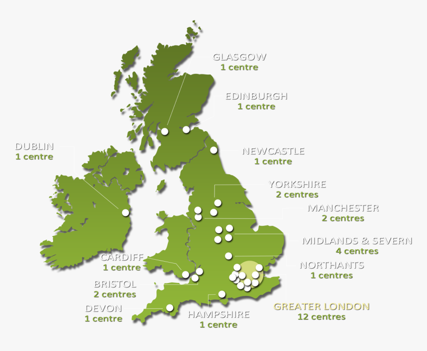 Dfp Uk Ireland Map , Png Download - Premier League Big Six, Transparent Png