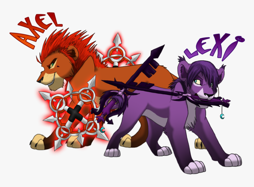 Lion Sora From Kingdom Hearts 2 Images Axel And Lexi - Cartoon, HD Png Download