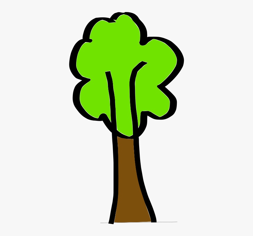 Simple Tree - Simple Tree Clipart, HD Png Download