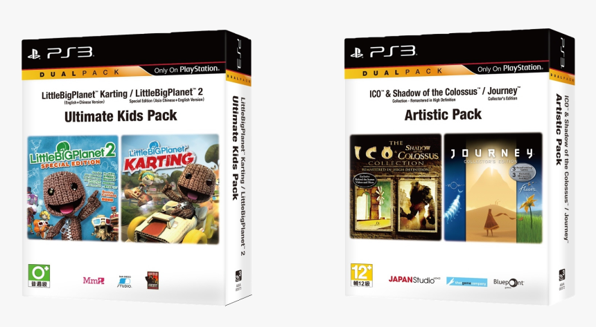 Playstation®3 Dual Pack Title List - Ico & Shadow Of The Colossus, HD Png Download
